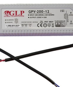 200W LED Maitinimo šaltinis GPV 12V IP67