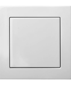 EPSILON, baltos sp. Jungiklis-1polis, su LED pašvietimu, be rėmelio