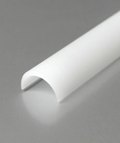 1m LED profilio juostos dangtelis (baltas) KLIK D