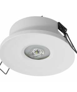 1W įleidžiamas evakuacinis LED šviestuvas su akumuliatoriumi 4000K neutraliai balta šviesos spalva
