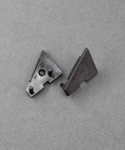 LED juostos profilio CORNER14 užbaigimo elementas, JUODAS