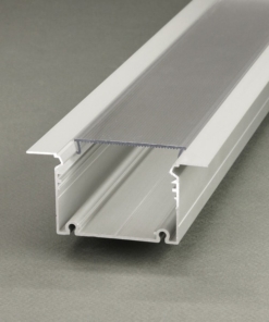 1m LED juostos profilis PHIL įleidžiamas, baltas