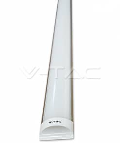 40W LED lempa T8 V-TAC 120cm, su matiniu dangteliu (Šiltai balta: 3000K)
