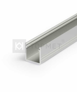 LED juostos profilis TOPMET SMART10, anoduotas aliuminis