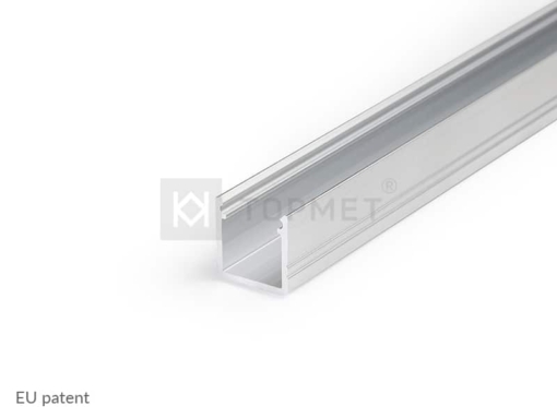 LED juostos profilis TOPMET SMART10, neanoduotas aliuminis