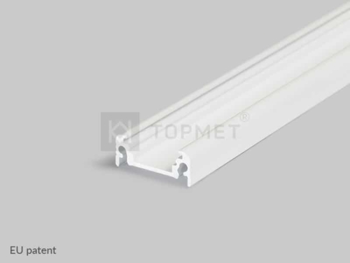 LED juostos profilis TOPMET SURFACE10 (baltai nudažytas)