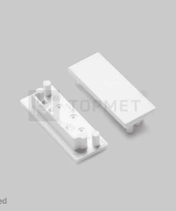 LED juostos profilio VARIO30-01 užbaigimo elementas, baltas