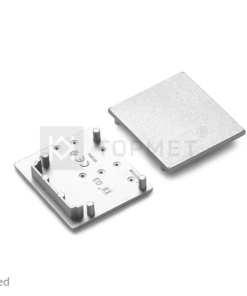 LED juostos profilio VARIO30-03 užbaigimo elementas, sidabrinis