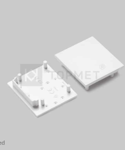 LED juostos profilio VARIO30-03 užbaigimo elementas, baltas