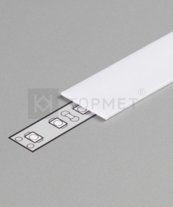 LED juostos profilio dangtelis B, 1m, (baltas)