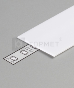 1m LED juostos profilio dangtelis G, baltas