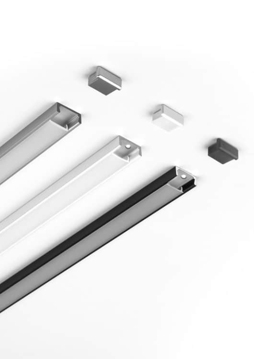 Aliuminio LED profilis KLUS MICRO, be dangtelio