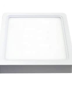 Paviršinė kvadratinė šviesos panelė V-TAC šviečianti šiltai balta šviesos spalva 8W-22W