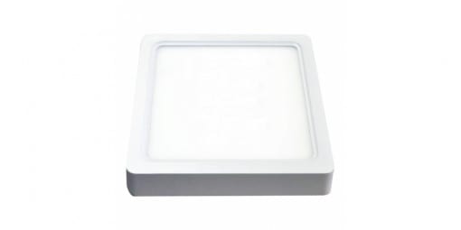 Paviršinė kvadratinė šviesos panelė V-TAC šviečianti šiltai balta šviesos spalva 8W-22W