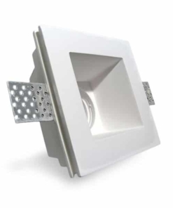 Užglaistomas berėmis kvadratinis  šviestuvas V-TAC DEEP su kvadratiniu lemputės įgilinimu