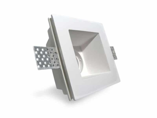 Užglaistomas berėmis kvadratinis  šviestuvas V-TAC DEEP su kvadratiniu lemputės įgilinimu