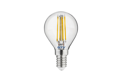 4W Filamentinė LED lemputė E27 GTV G45