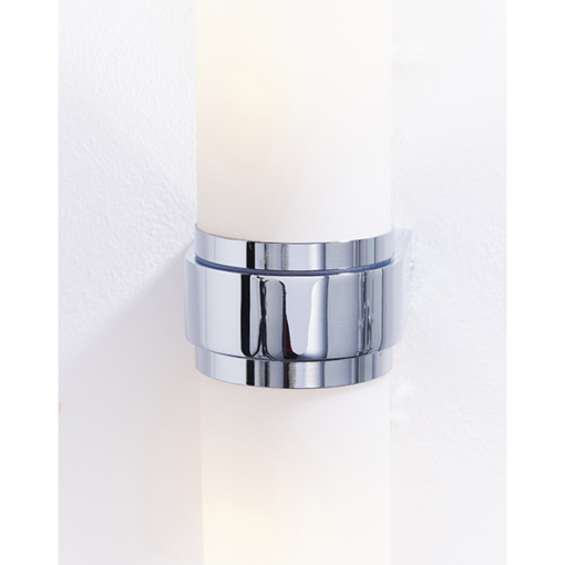 Sieninis dviejų lempučių balto stiklo šviestuvas Endon TAL