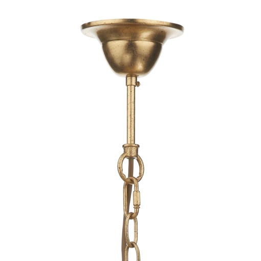 Pakabinamas šviestuvas su aukso spalvos dekoracijomis Dar ATTICUS