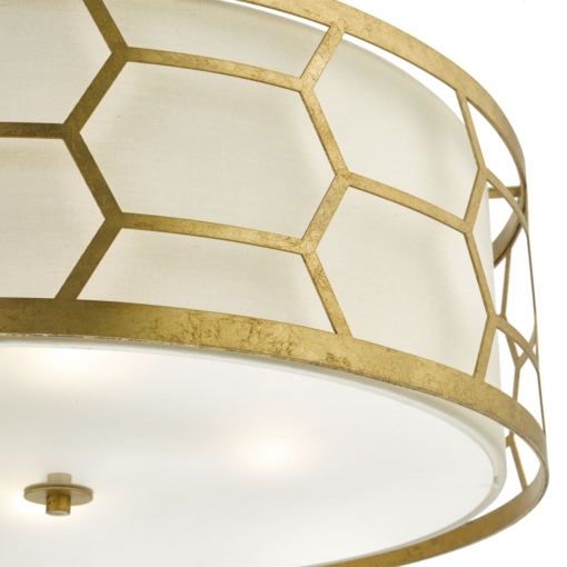 Pakabinamas šviestuvas su aukso spalvos dekoracija Dar EPSTEIN