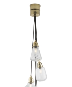 Pakabinamas šviestuvas su penkiomis lemputėmis Dar LASHIRA