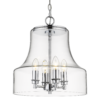 Pakabinamas šviestuvas su stikliniu gaubtu Cosmolight PRAGUE