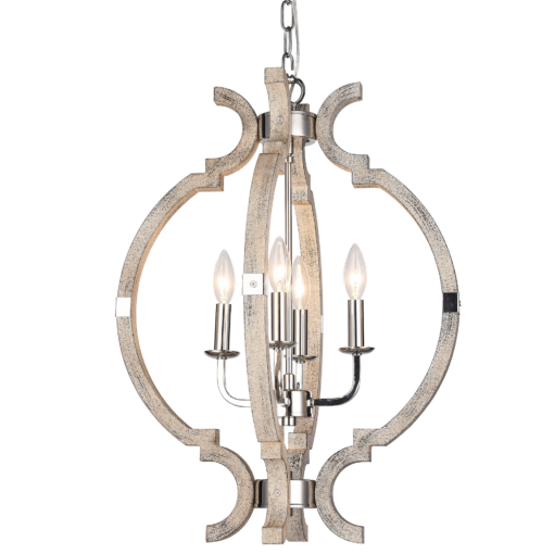 Pakabinamas šviestuvas su medienos dekoracijomis Cosmolight PORTLAND
