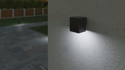 Sieninis sodo šviestuvas su keičiamu šviesos šaltiniu Kanlux GORI
