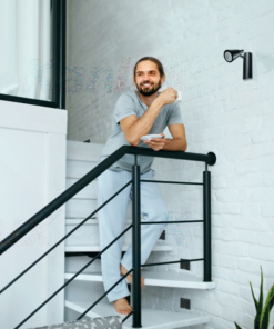 Kvadratinis šviestuvas laiptams apšviesti Kanlux ERINUS