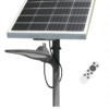 Gatvės LED šviestuvas 6000Lm SOLAR RX su saulės baterija,ir montavimo priedais