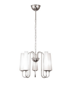 Pakabinamas šviestuvas MAGNUM 5 sidabro spalvos