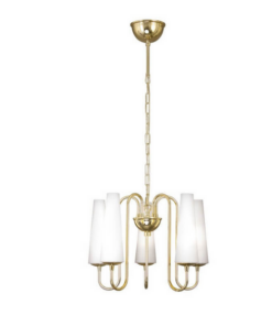 Pakabinamas šviestuvas MAGNUM 5 aukso spalvos