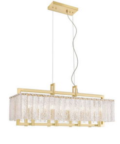 Pakabinamas šviestuvas PALACE aukso spalvos