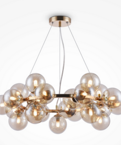 Modernus pakabinamas šviestuvas MAYTONI DALLAS 25 aukso/gintarinė