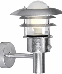 Sieninis lauko šviestuvas LONSTRUP 22 IP44 cinkuotas